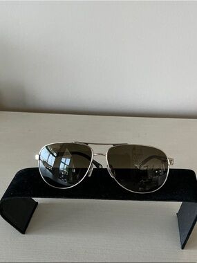 Authentic, Jack Spade Gold Frame Green Lens Aviator Sunglasses